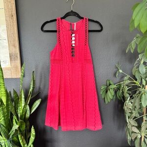 Free People Vibrant Red Dress​